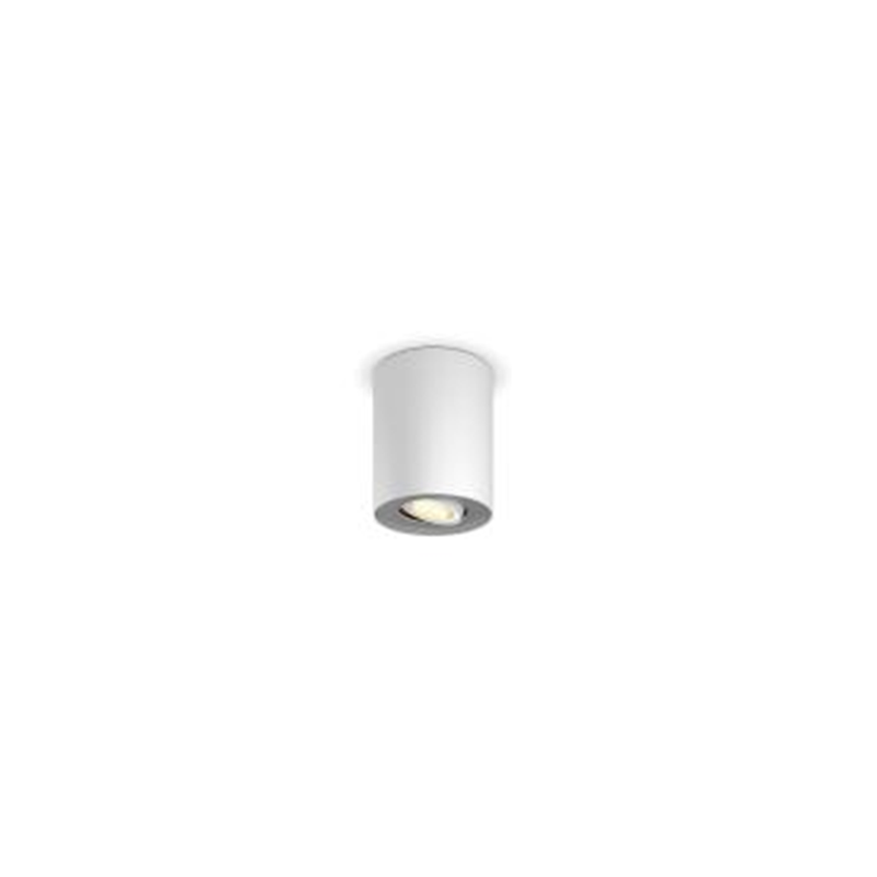 Pillar Hue Faretto Connesso singolo Bianco + Dimmer Switch