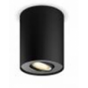 Pillar Hue Faretto Connesso singolo Nero