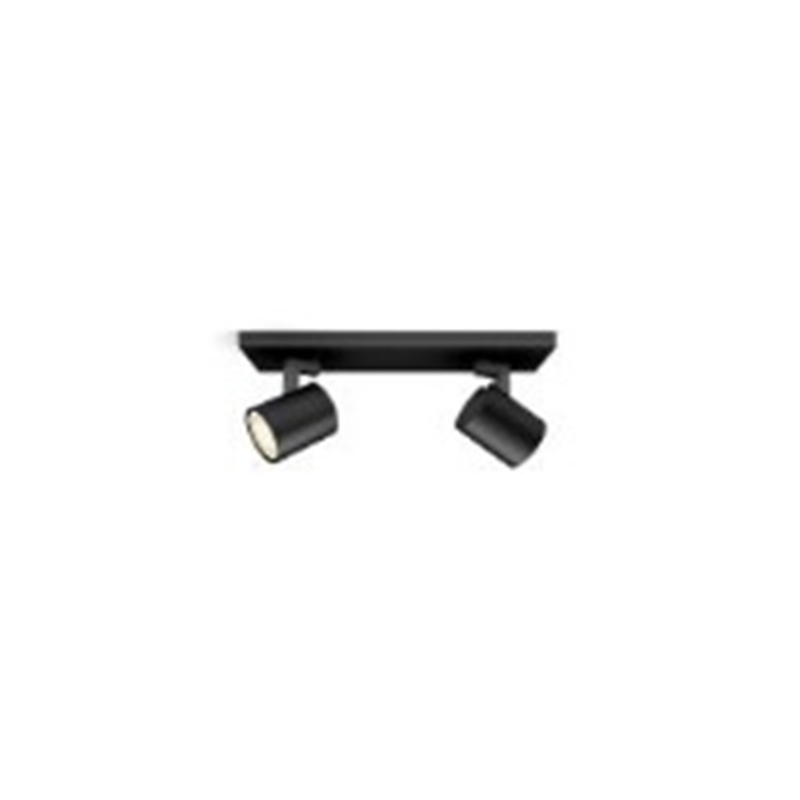Runner Hue Faretto Connesso 2 luci Nero + Dimmer Switch