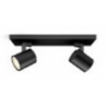 Runner Hue Faretto Connesso 2 luci Nero + Dimmer Switch