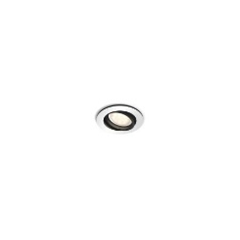 Milliskin incasso connesso rotondo Alluminio e Nero + Dimmer Switch
