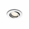 Milliskin incasso connesso rotondo1 luce Bianco