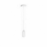 Devote Hue Sospensione Bianco in sintetico + Dimmer switch
