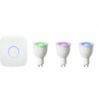 Hue White and Color Ambiance Starter Kit Bridge + 3 Lampadine GU10 5,7W