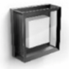 Econic Hue Lampada da parete/soffitto Nero in Metallo