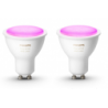 Hue White and Color Ambiance 2 x Lampadina GU10 5,7W