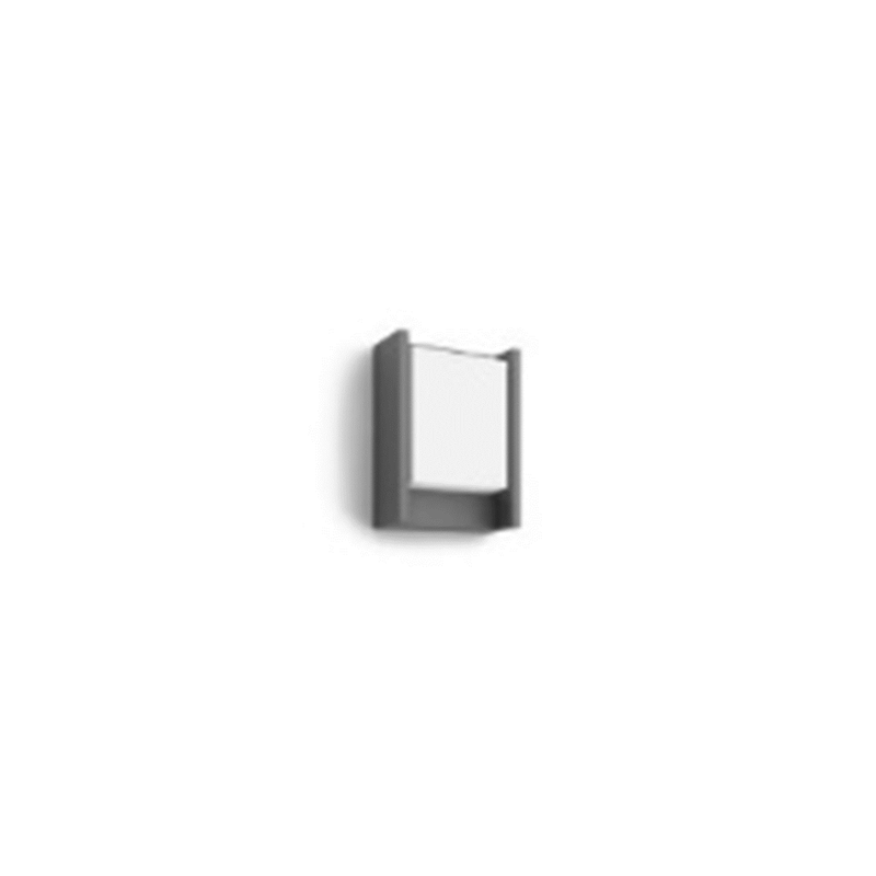 ARBOUR Lampada a muro Grigio scuro in Alluminio con sensore 2700K