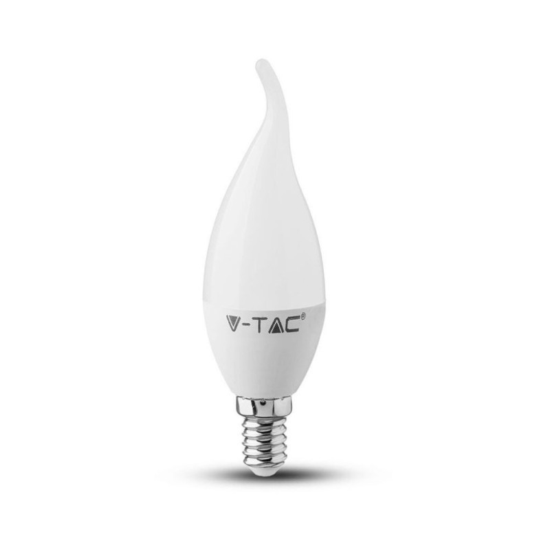 Lampadina LED Chip Samsung E14 5,5W Candela a Fiamma 4000K