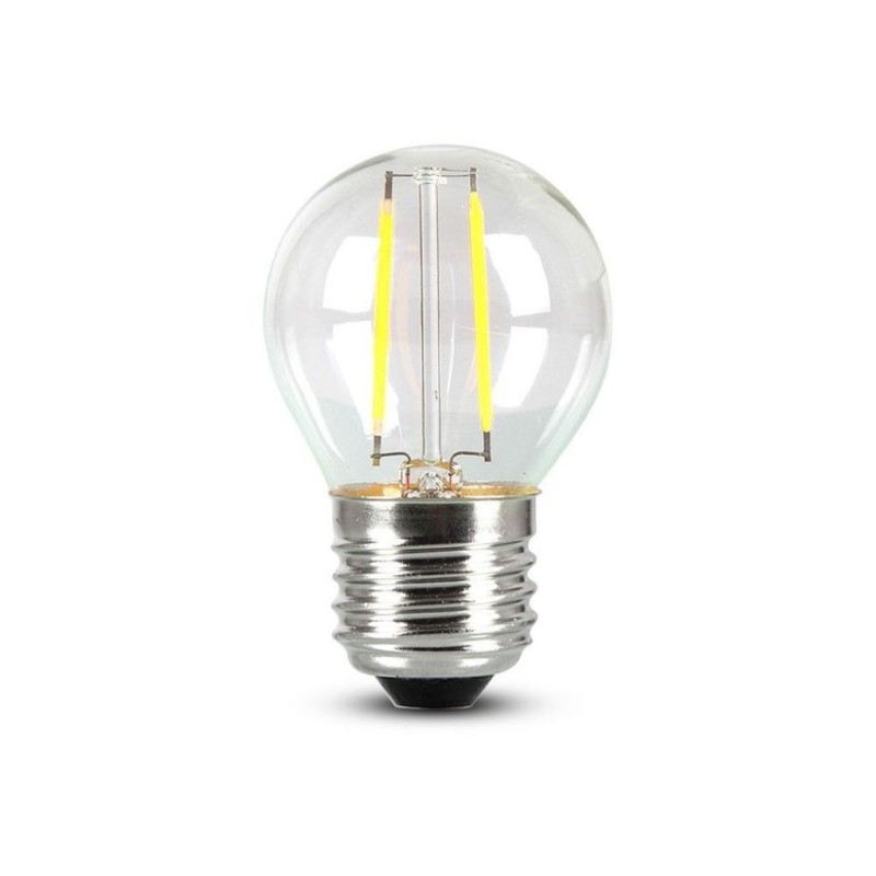 Lampadina LED Chip Samsung E27 4W G45 Filamento 2700K