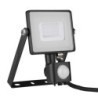 Faro LED Chip Samsung 30W con Sensore di Movimento e Crepuscolare e Interruttore Manuale di Bloccaggio
