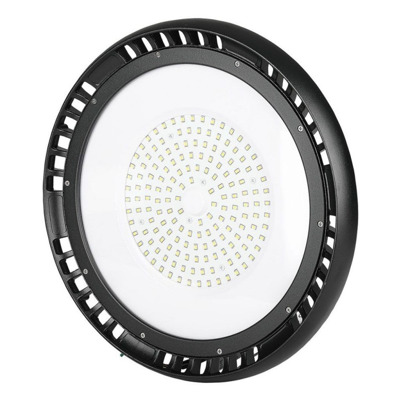 Campana Industriale LED Chip Samsung 150W 120LM/W UFO con Driver MeanWell 120æ 4000K IP65 Dimmerabile ( 1-10V )