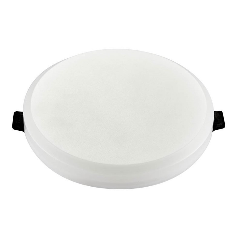 Mini Pannello LED 8W Chip Samsung Montaggio ad Incasso Rotondo 3000K