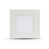 Mini Pannello LED 12W Chip Samsung Montaggio ad Incasso Quadrato 3000K
