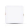 Mini Pannello LED 18W Chip Samsung Montaggio ad Incasso Regolabile Quadrato 4000K