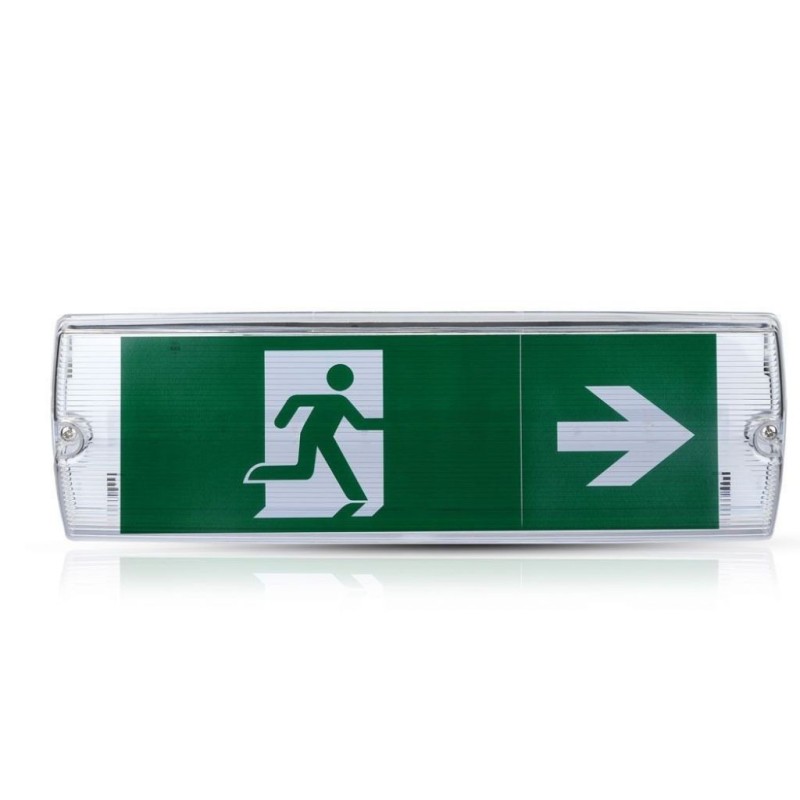 Lampada LED Chip Samsung di Emergenza 4W 30LED Montaggio a Plafone e Modalit? SA e SE 12h di Ricarica 6000K IP65