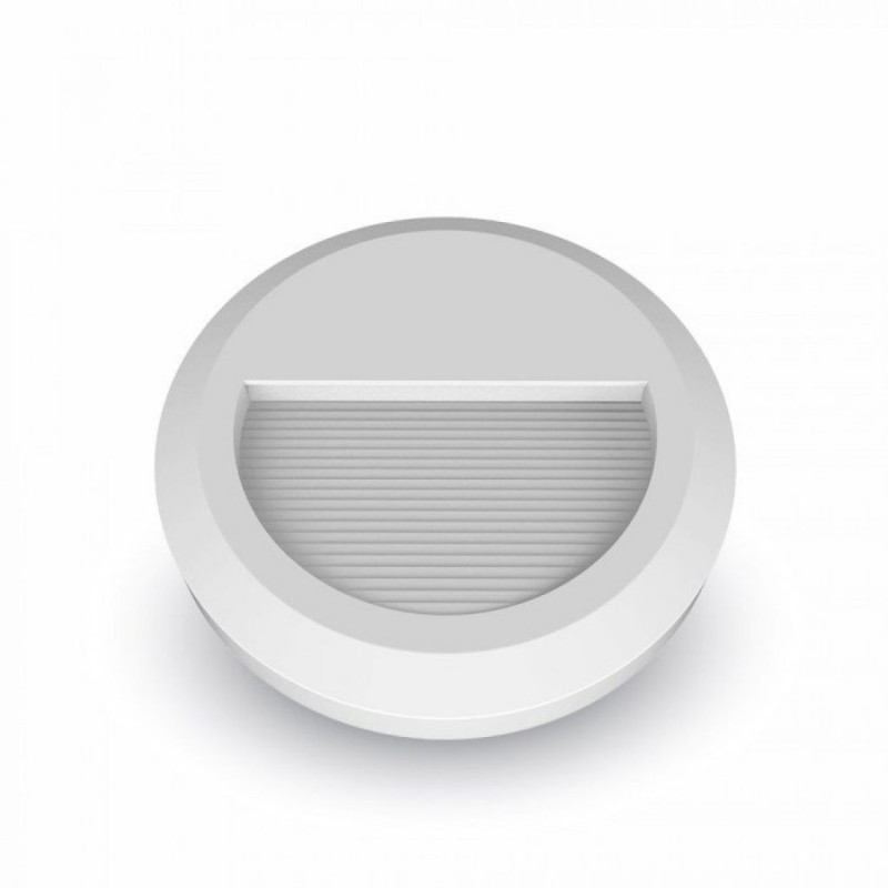 Faretto LED Segnapasso Rotondo Montaggio a Plafone 2W
