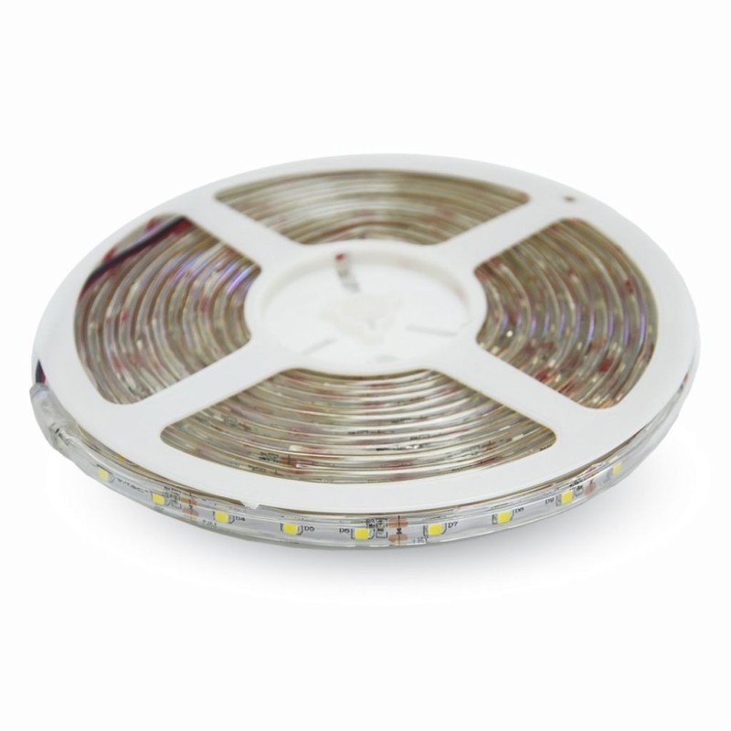 Strip LED SMD3528 3,6W/m 5m 60 LED/m Giallo 12V IP65 8mm