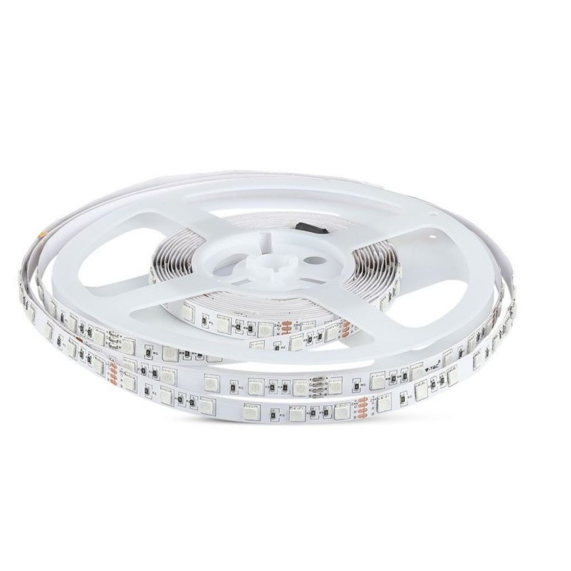 Strip LED SMD5050 9W/m 5m 60 LED/m 24V 3000K IP20 10mm