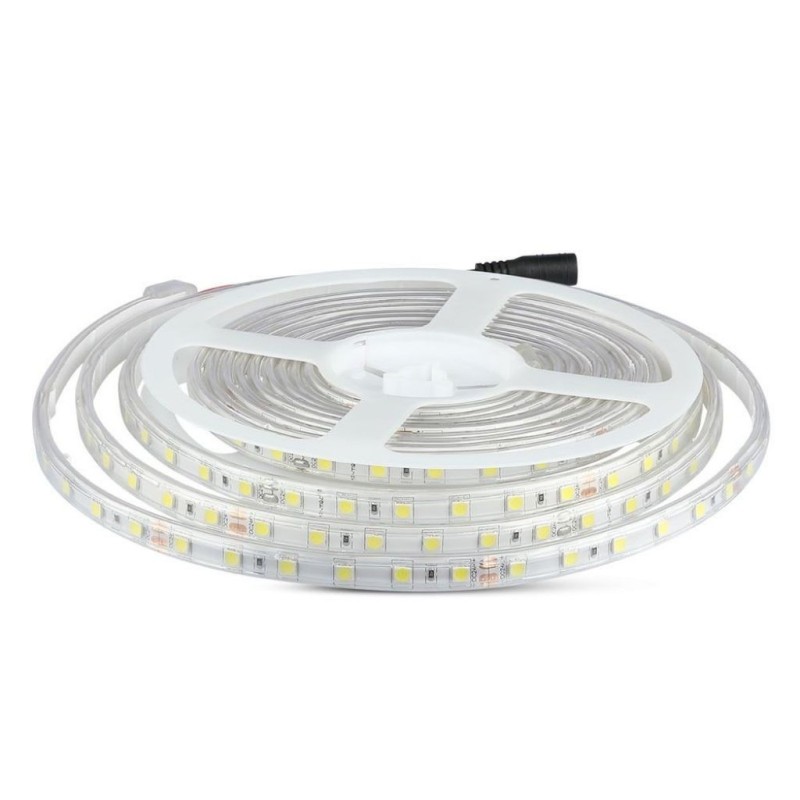 Strip LED SMD5050 9W/m 5m 60 LED/m 24V 3000K IP65 10mm