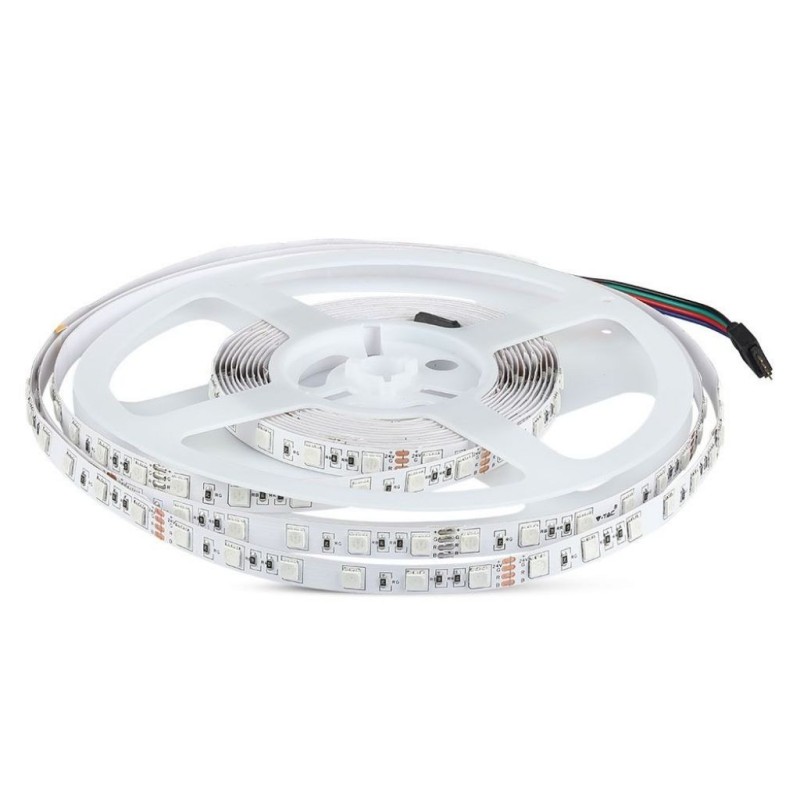 Strip LED SMD5050 9W/m 10m 60 LED/m 24V RGB IP20 10mm