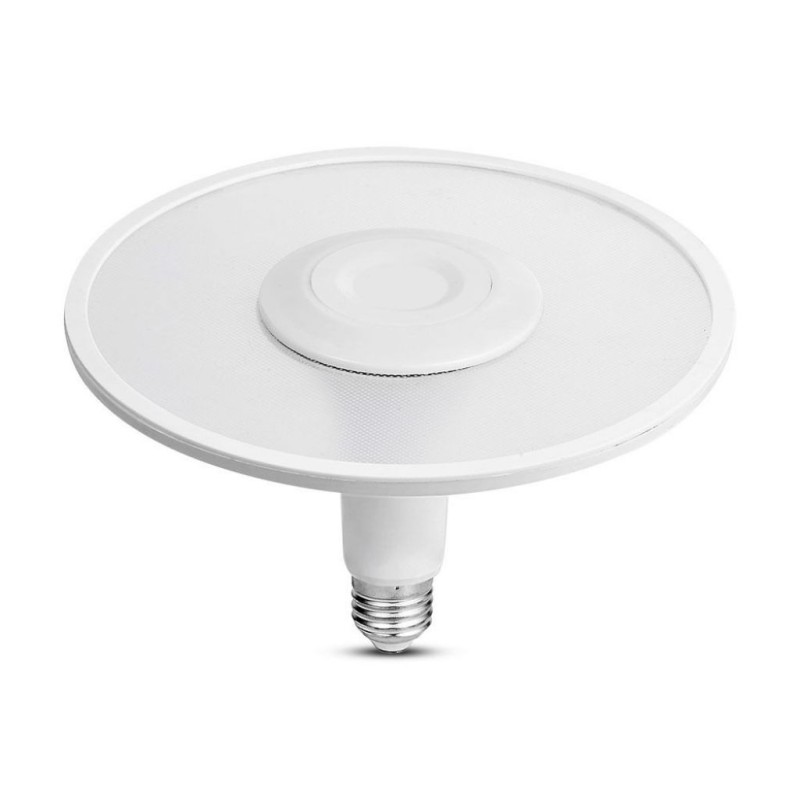 Lampadina LED Chip Samsung E27 11W UFO Acrilico Plastica 3000K