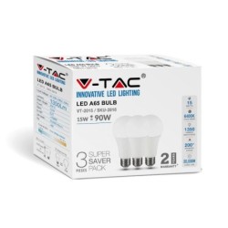 Lampadina LED E27 15W A65...