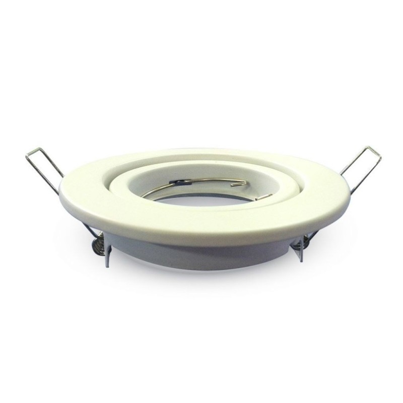 Portafaretto LED da Incasso Rotondo GU10 e GU5.3 (MR16)