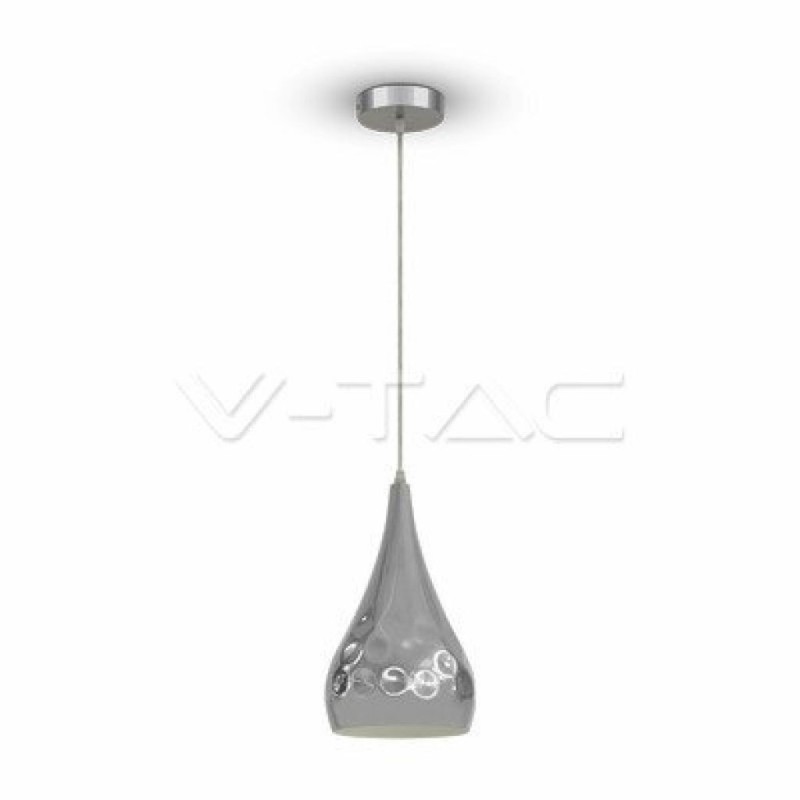 Lampadario LED a Goccia in Metallo con Portalampada E27 (Max 60W)
