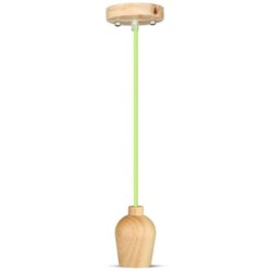 Lampadario LED in Legno con...