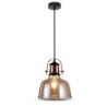Lampadario LED in Vetro e Metallo con Portalampada E27 (Max 60W)