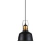 Lampadario LED Vintage in Metallo con Portalampada E27 (Max 60W)