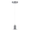 Lampadario LED a Cilindro in Metallo con Portalampada E27 (Max 60W)
