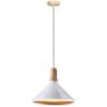 Lampadario LED in Metallo a Cono con Portalampada E27 (Max 60W)