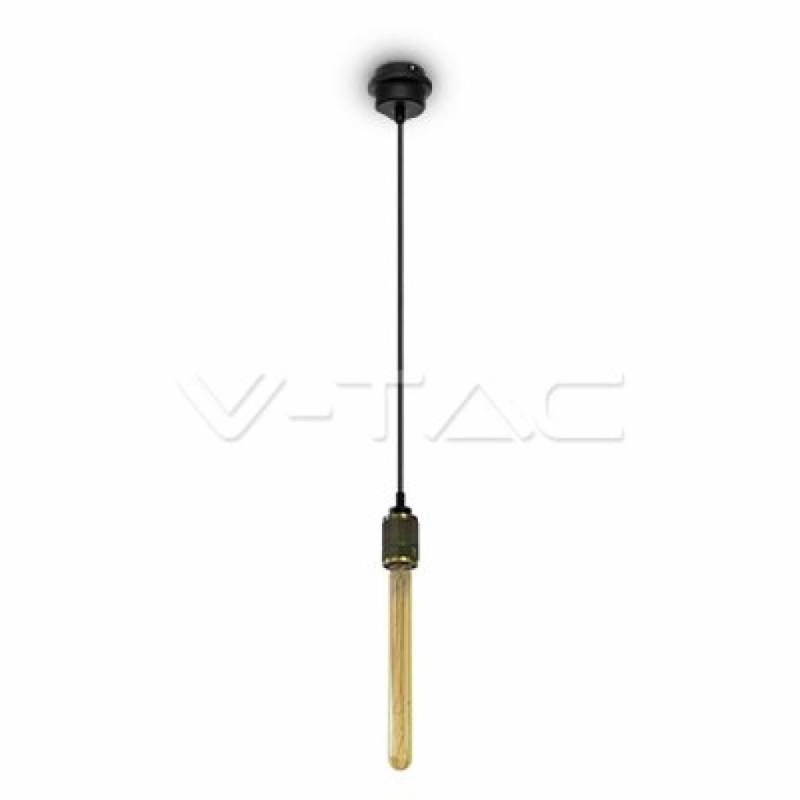 Lampadario LED in Metallo con Portalampada E27 (Max 60W)