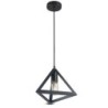 Lampadario LED a Piramide in Metallo con Portalampada E27 (Max 60W)