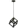 Lampadario LED a Cubo in Metallo con Portalampada E27 (Max 60W)