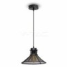 Lampadario LED a Campana e Rete in Metallo con Portalampada E27 (Max 60W)