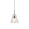 Lampadario LED a Cono in Vetro con Portalampada E27 (Max 60W)