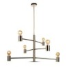 Lampadario LED a Candelabro in Metallo con Portalampada 6xE27 (Max 6x60W)