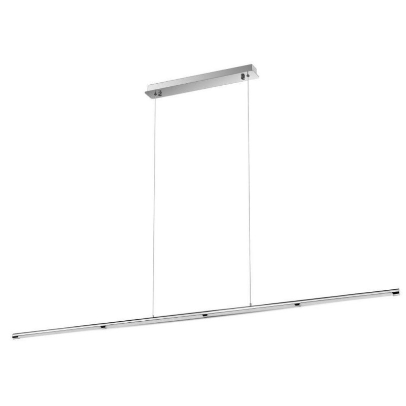 Lampadario LED Tubolare in Acciaio Inox 36W