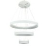 Lampadario LED a Sospensione in Metallo 80W con 3 Anelli