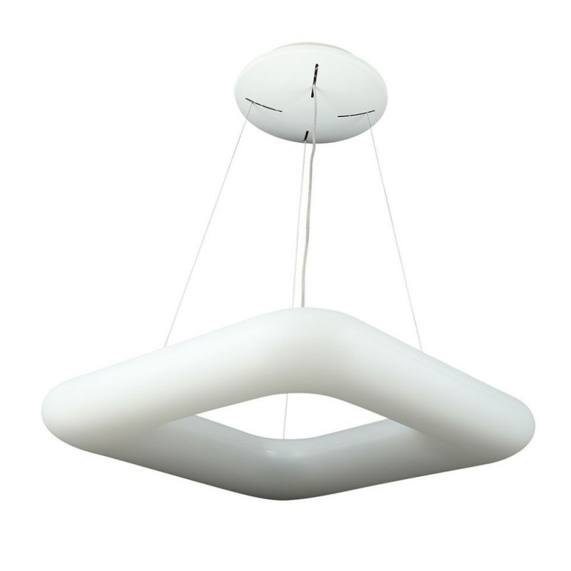 Lampadario LED a Sospensione Quadrato 40W con Telecomando Cambio