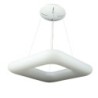 Lampadario LED a Sospensione Quadrato 80W con Telecomando Cambio