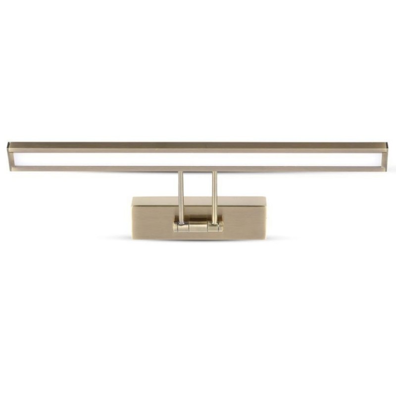 Lampada LED da Specchio 8W Finiture Oro Spazzolato 3000K