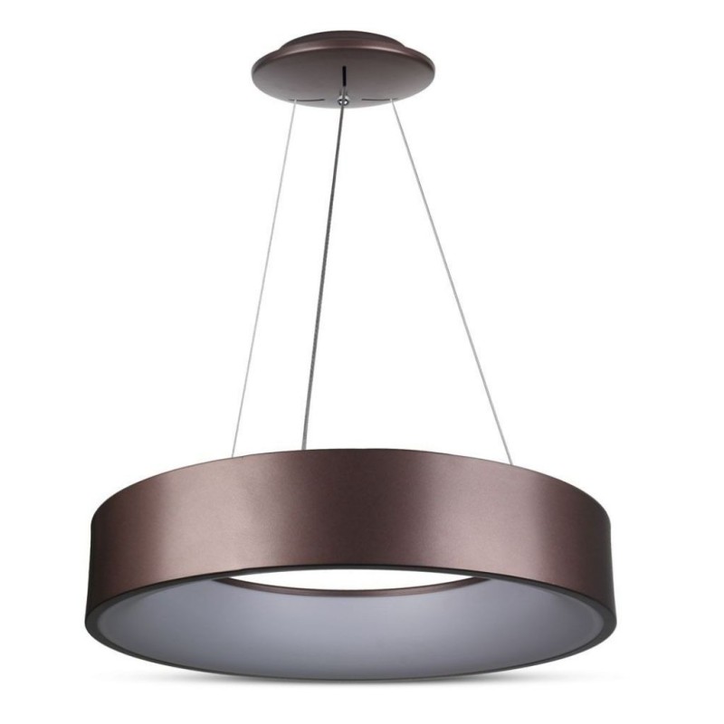 Lampadario LED a Sospensione Circolare 30W in Metallo