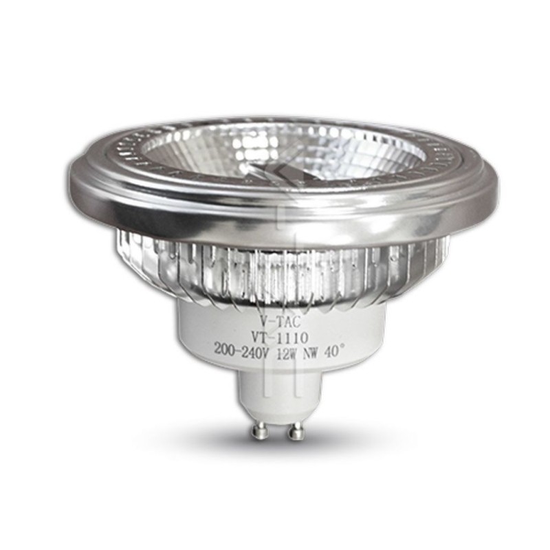 Faretto LED COB AR111 12W GU10 40æ 6400K