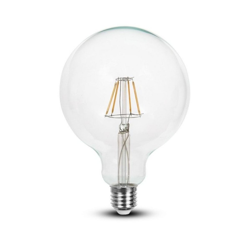 Lampadina LED E27 4W G125 Filamento 2700K Dimmerabile