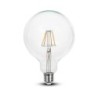 Lampadina LED E27 4W G125 Filamento 2700K Dimmerabile
