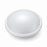 Plafoniera LED Rotonda con Portalampada E27 (Max 60W) e Sensore di Movimento a Microonde IP44