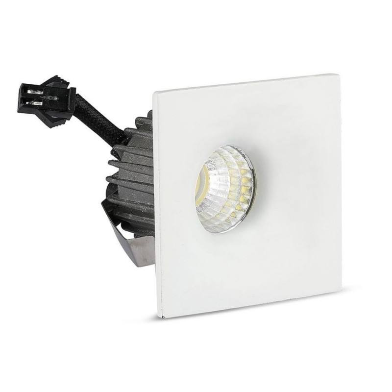 Faretto LED da Incasso Quadrato LED COB 3W